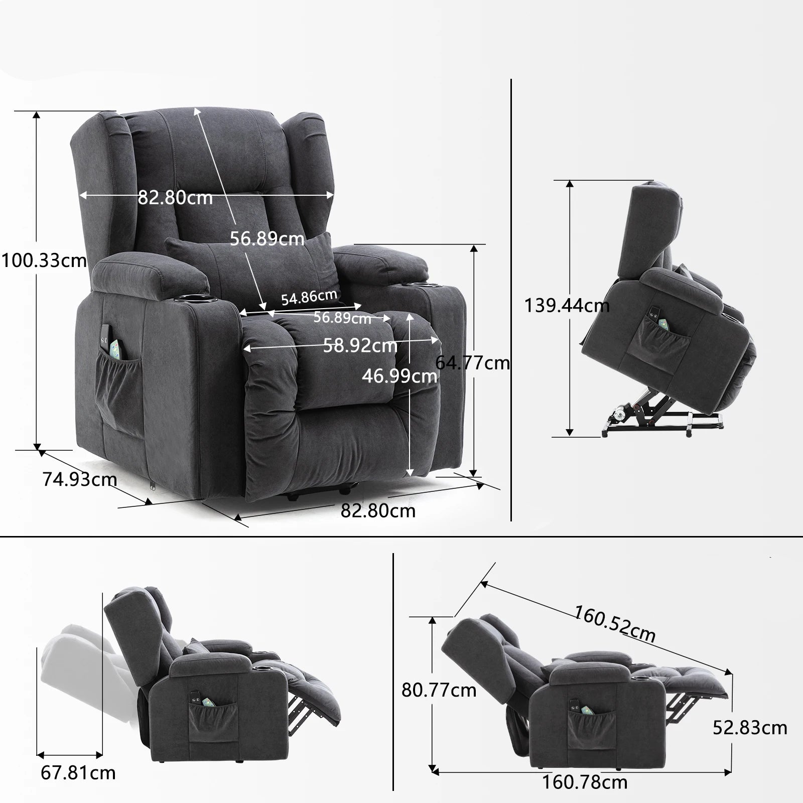 Fauteuil Releveur Massant Chauffant – Calmo
