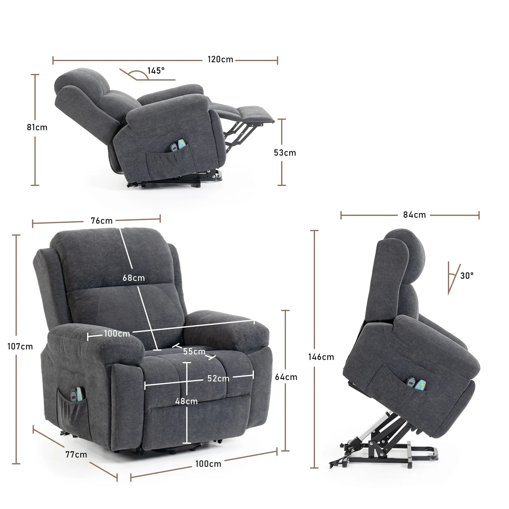 Fauteuil Releveur Massant Chauffant – Havelo