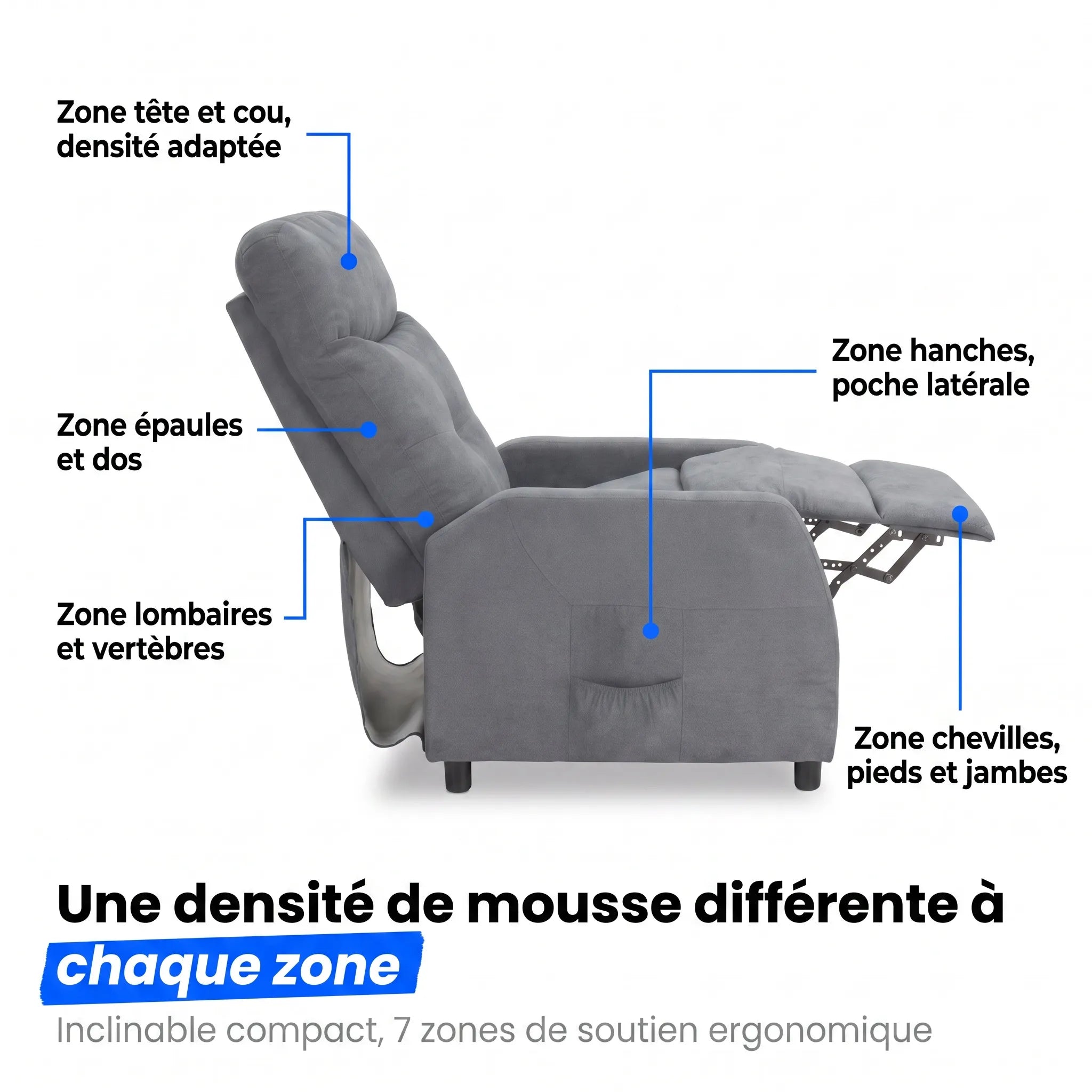 Fauteuil Inclinable Compact – Moelia