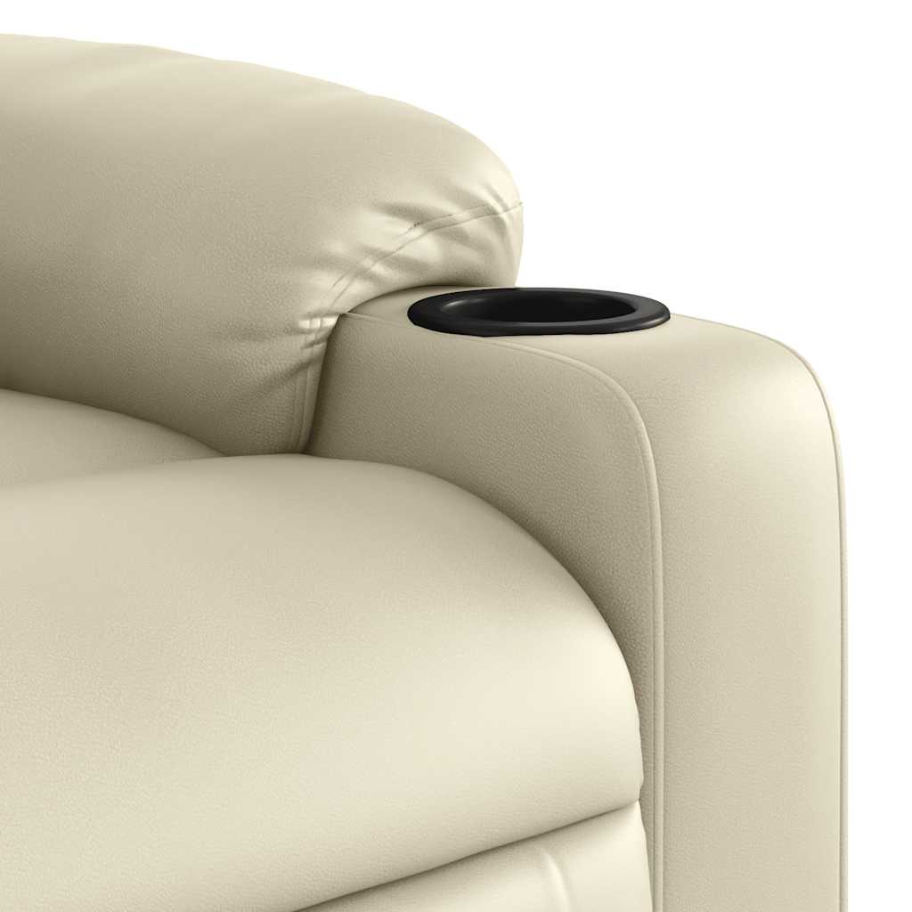 vidaXL Fauteuil inclinable électrique gris similicuir