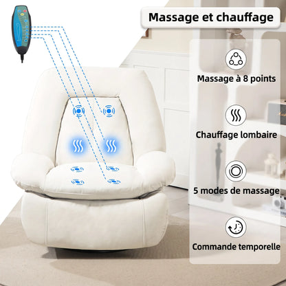Fauteuil Inclinable Massant Chauffant – CloudPro
