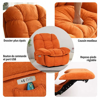 Fauteuil Inclinable Massant Chauffant – Zenko