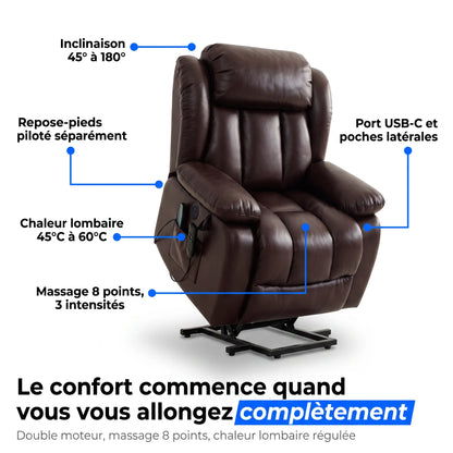 Fauteuil Relax Massant Chauffant – Aeris