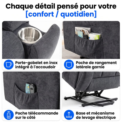 Fauteuil Releveur Massant Chauffant – Havelo