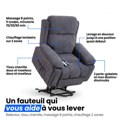 Fauteuil Releveur Massant Chauffant – Havelo